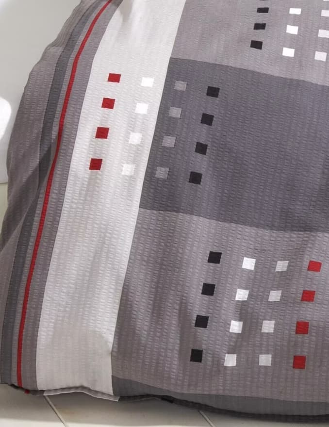 Traumschlaf Seersucker Bettwäsche Berlin grau